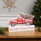 Northlight Pickup Truck Merry Christmas Wooden Decoration - 9"